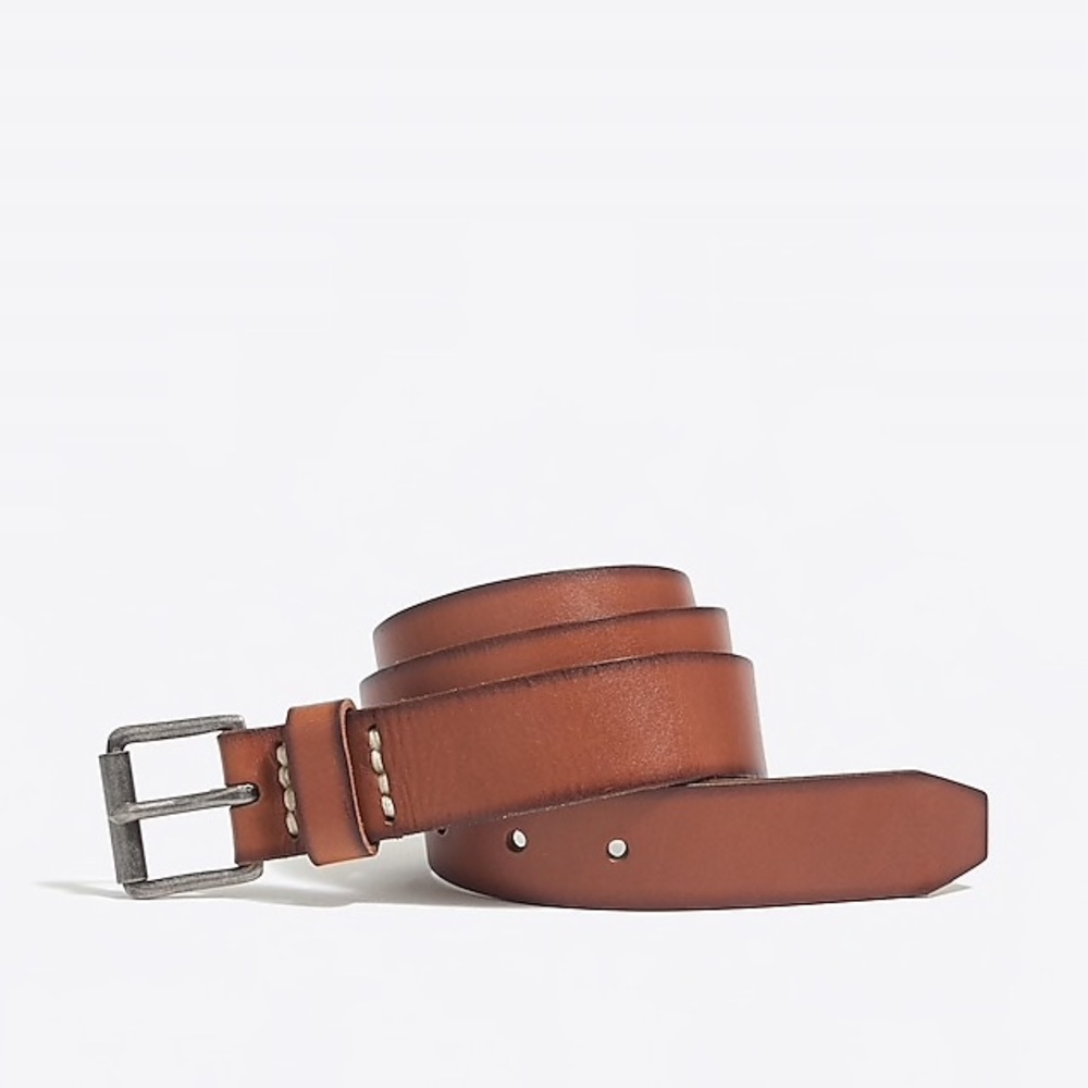 j. crew leather roller buckle belt